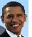 Le candidat d�mocrate, Barack Oboma, s�nateur de l'Etat de l'Illinois