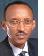 Le pr�sident rwandais Paul Kagam�